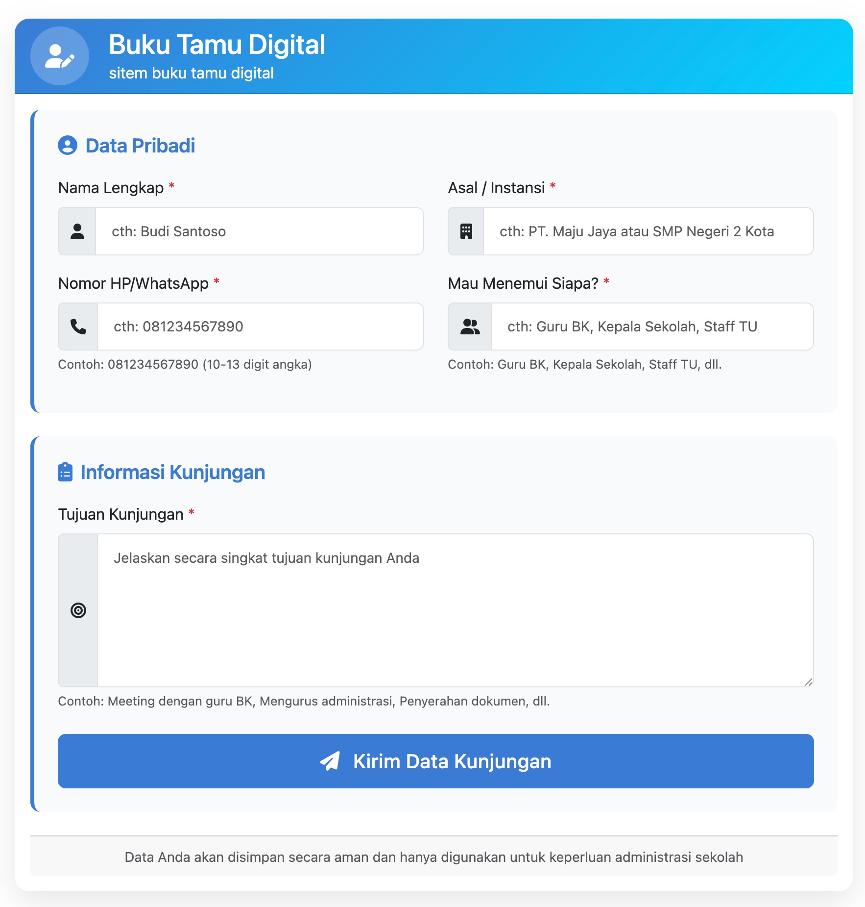 Buku Tamu Tamu Elektronik (el-bukutamu)